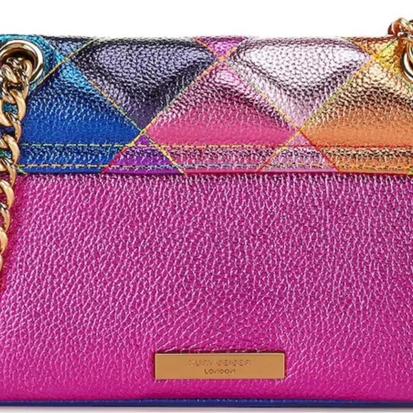 Kurt Geiger Multicolor Quilted Shoulder Bag New with Tags, comes with dust bag. - Picture 3 of 5